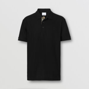 Burberry London Polo Uomo Cotone Oxford Regular Fit Logo In Tinta Prezzo Affare