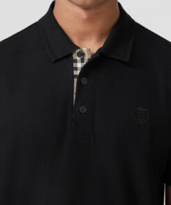 Burberry London Polo Uomo Cotone Oxford Regular Fit Logo In Tinta Prezzo Affare