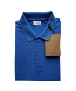 Burberry London Polo Uomo Cotone Oxford Regular Fit Logo In Tinta Prezzo Affare
