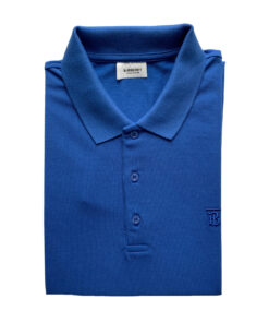 Burberry London Polo Uomo Cotone Oxford Regular Fit Logo In Tinta Prezzo Affare