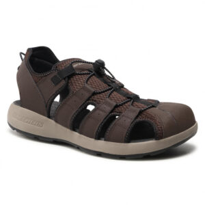 Skechers Melbo 51834 BRN Sandalo Scarpa Uomo Memory Foam Special Price