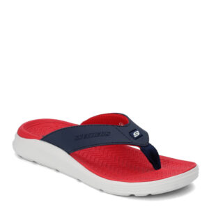 Skechers Sargo 210069 NVY Sandalo Infradito Uomo Memory Foam Special Price