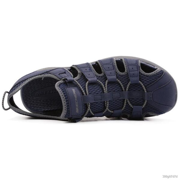 Skechers Melbo 51834 NVGY Sandalo Scarpa Uomo Memory Foam Special Price