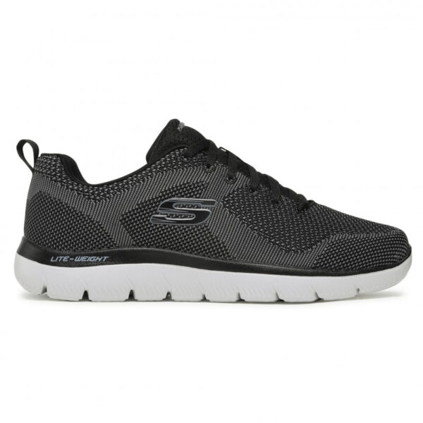 Skechers 232057 BKW Scarpe Sneakers Unisex Memory Foam Special Price