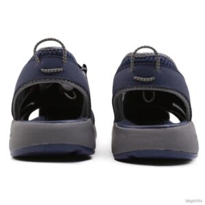Skechers Melbo 51834 NVGY Sandalo Scarpa Uomo Memory Foam Special Price