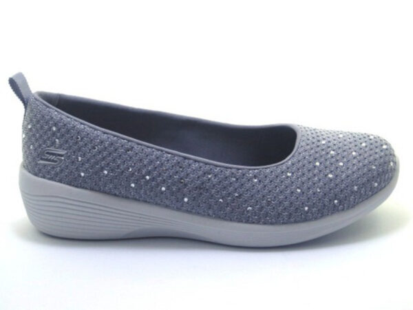 Skechers Arya 104005 GRY Scarpe Sneakers Donna Slip On Memory Foam Special Price