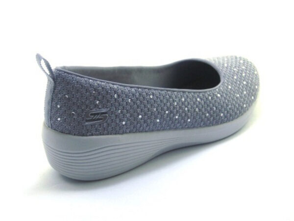 Skechers Arya 104005 GRY Scarpe Sneakers Donna Slip On Memory Foam Special Price