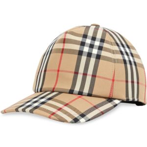 Burberry 8026929 Cappello Uomo Baseball Regolabile Vintage Check Special Price