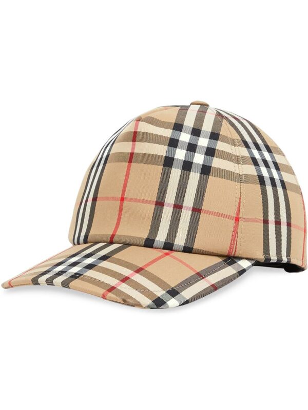 Burberry 8026929 Cappello Uomo Baseball Regolabile Vintage Check Special Price