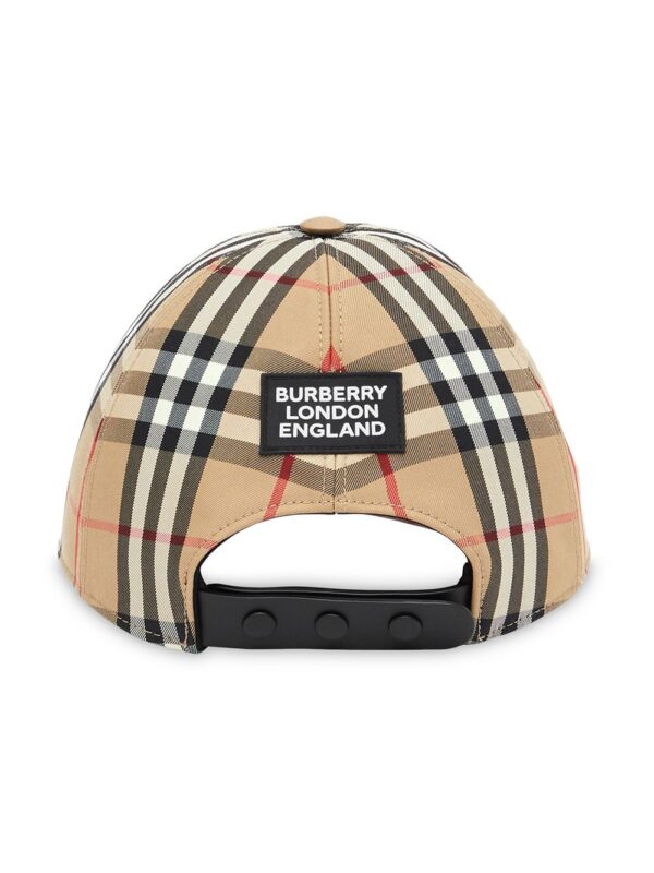 Burberry 8026929 Cappello Uomo Baseball Regolabile Vintage Check Special Price