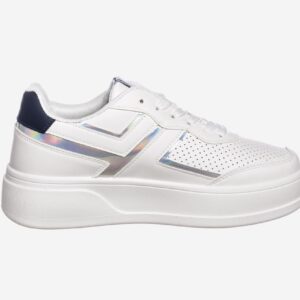 Lancetti 10 Scarpe Sneakers Donna In Ecopelle Con Zeppa Cm 5 Special Price