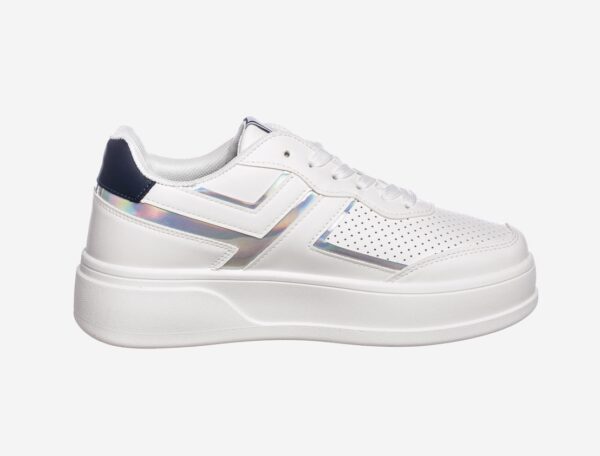 Lancetti 10 Scarpe Sneakers Donna In Ecopelle Con Zeppa Cm 5 Special Price