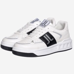 Lancetti 023 Scarpe Sneakers Donna In Ecopelle Con Zeppa Cm 4 Special Price