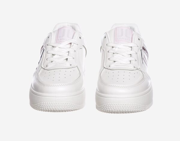 Lancetti 012 Scarpe Sneakers Donna In Ecopelle Con Zeppa Cm 4 Special Price