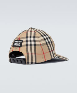 Burberry 8026929 Cappello Uomo Baseball Regolabile Vintage Check Special Price