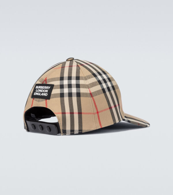 Burberry 8026929 Cappello Uomo Baseball Regolabile Vintage Check Special Price