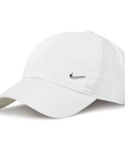 Nike 943092 100 Cappello Unisex in Dri-Fit Con Visiera e Swoosh in Metallo