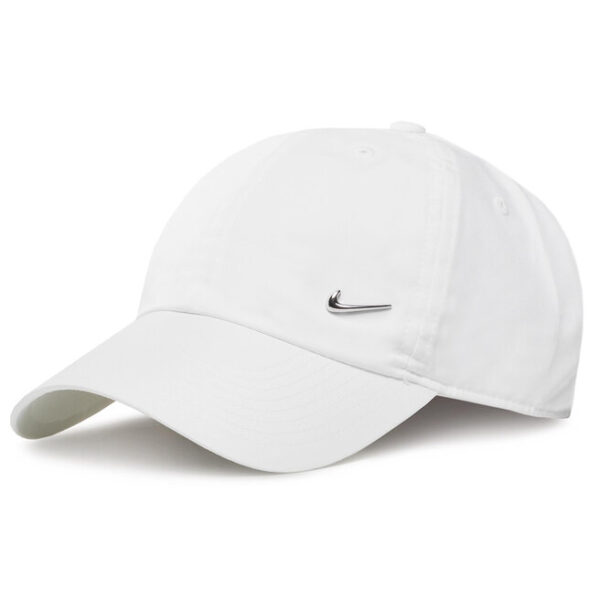 Nike 943092 100 Cappello Unisex in Dri-Fit Con Visiera e Swoosh in Metallo