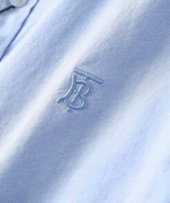 Burberry London Camicia Uomo Cotone Oxford Logo TB Button Down Regular Fit Prezzo Affare