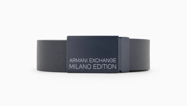 Armani Exchange 61035 Cintura Uomo Regolabile in Pelle Bovino Special Price