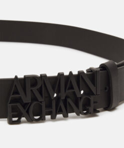 Armani Exchange 54D003 Cintura Uomo Vera Pelle Fibbia Placca Special Price