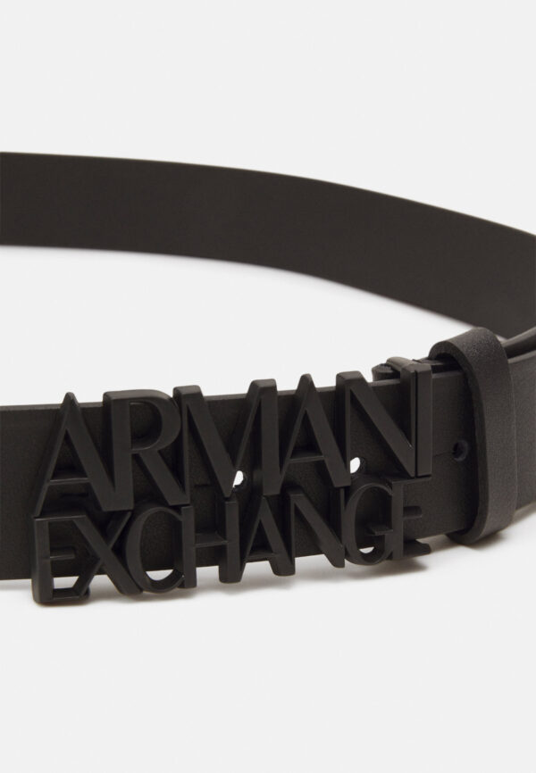 Armani Exchange 54D003 Cintura Uomo Vera Pelle Fibbia Placca Special Price