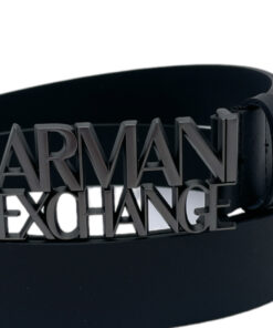 Armani Exchange 54D003 Cintura Uomo Vera Pelle Fibbia Placca Special Price