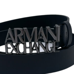 Armani Exchange 54D003 Cintura Uomo Vera Pelle Fibbia Placca Special Price