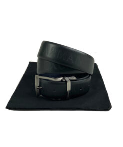 Armani Exchange 232401 Cintura Uomo Vera Pelle Reversibile e Regolabile Special Price