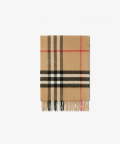 Burberry 80568501 Sciarpa in Cashmere Con Frange Unisex 170x35 Special Price