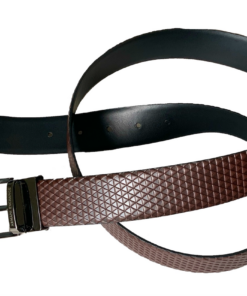 Armani Exchange 241298 Cintura Uomo Reversibile Vera Pelle Made in Italy