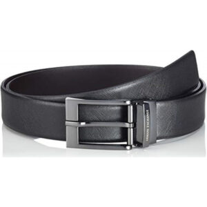 Armani Exchange 261307 Cintura Uomo Reversibile in Vera Pelle Made in Italy