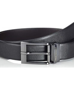 Armani Exchange 260507 Cintura Uomo Reversibile in Vera Pelle Made in Italy