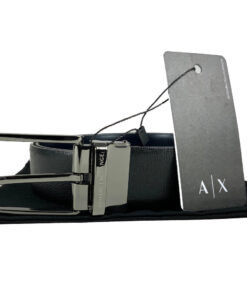 Armani Exchange 260507 Cintura Uomo Reversibile in Vera Pelle Made in Italy