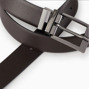 Armani Exchange 261952 Cintura Uomo Reversibile in Vera Pelle Made in Italy