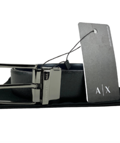 Armani Exchange 265207 Cintura Uomo Reversibile in Vera Pelle Made in Italy