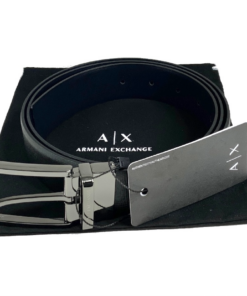 Armani Exchange 232402 Cintura Uomo Reversibile in Vera Pelle Made in Italy