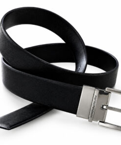 Emporio Armani Cintura Uomo In Pelle Reversibile Made In italy 0506