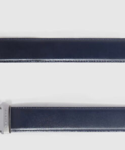 Piquadro Cintura Uomo Made in Italy in Pelle Regolabile senza fori chiusura a scatto