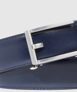 Piquadro Cintura Uomo Made in Italy in Pelle Regolabile senza fori chiusura a scatto