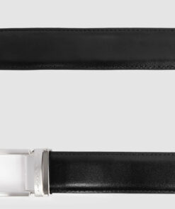 Piquadro Cintura Uomo Made in Italy in Pelle Regolabile senza fori chiusura a scatto